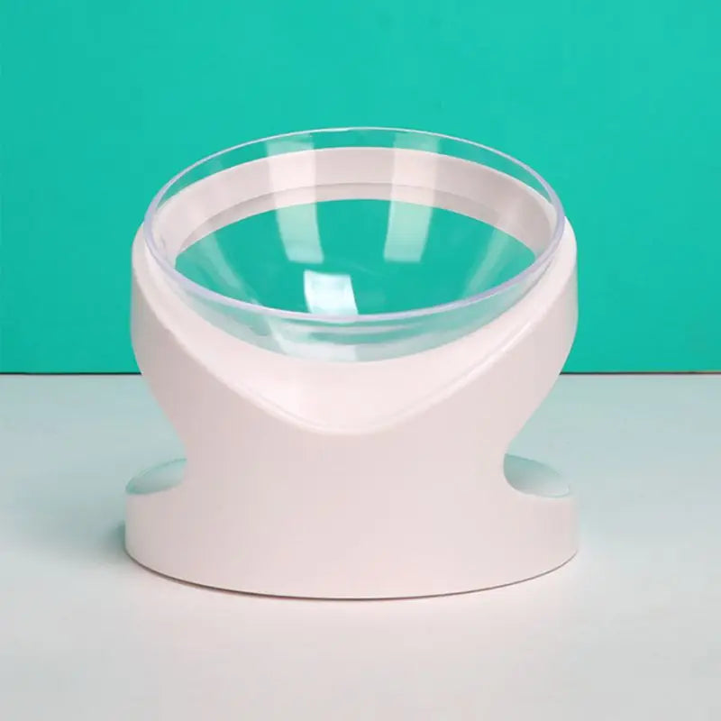 Transparent Elevated Cat Bowl - gregorylogan