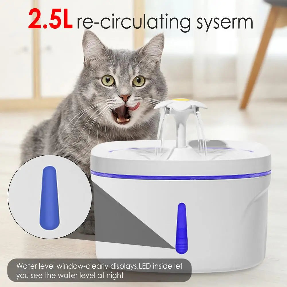 Automatic Cat Drinking Fountain