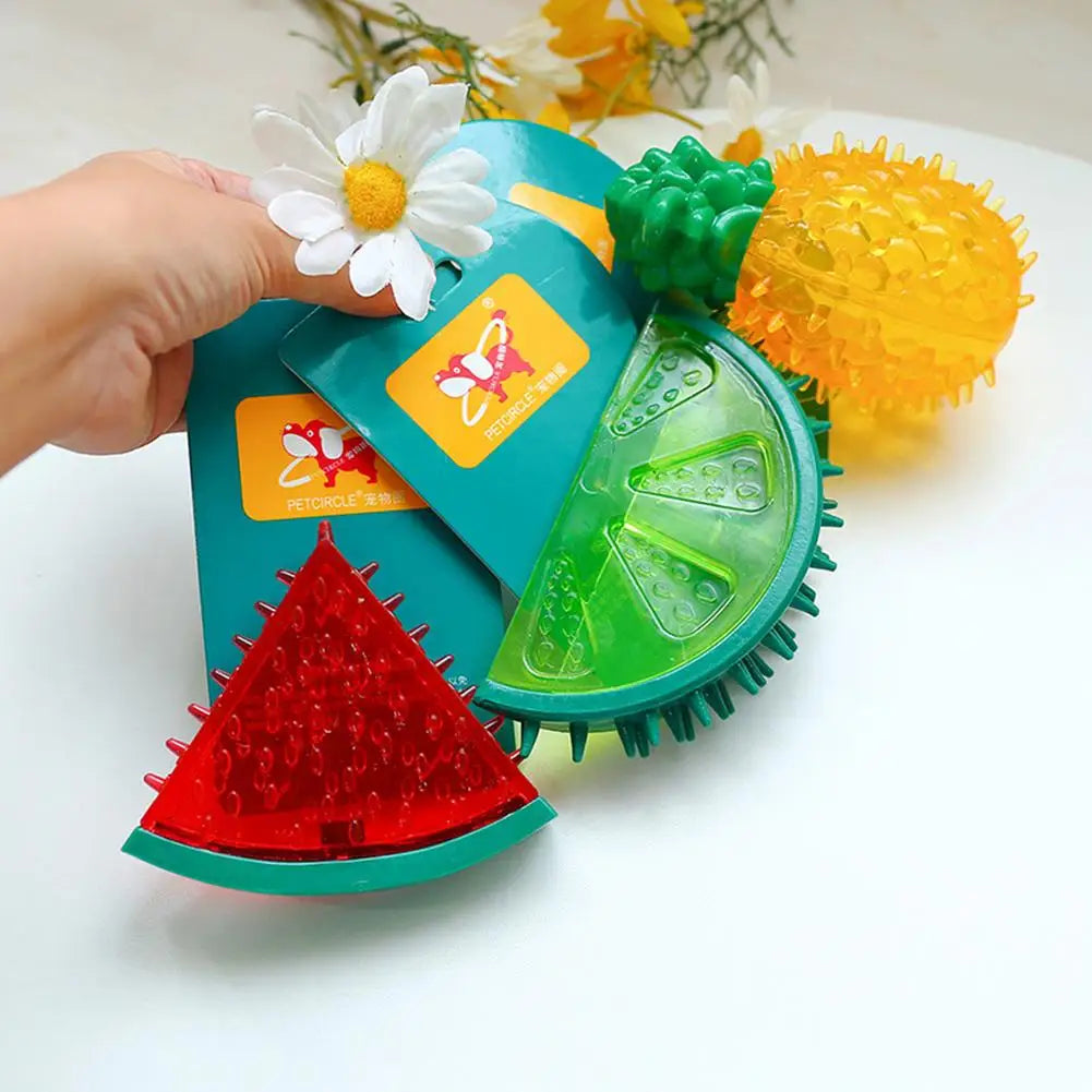 Fruit Shape Dog Cooling Chew Toy - gregorylogan