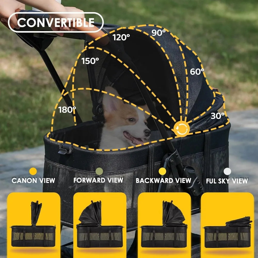 Folding Dog Stroller - gregorylogan