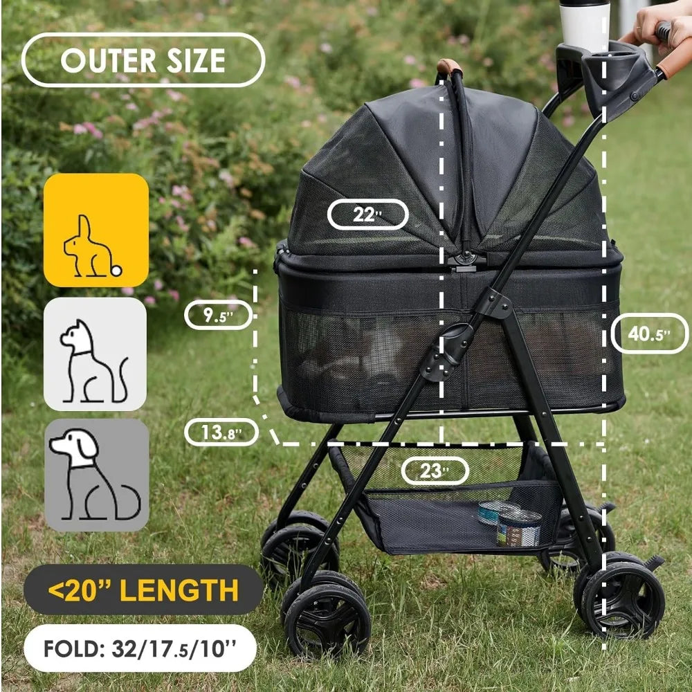 Folding Dog Stroller - gregorylogan