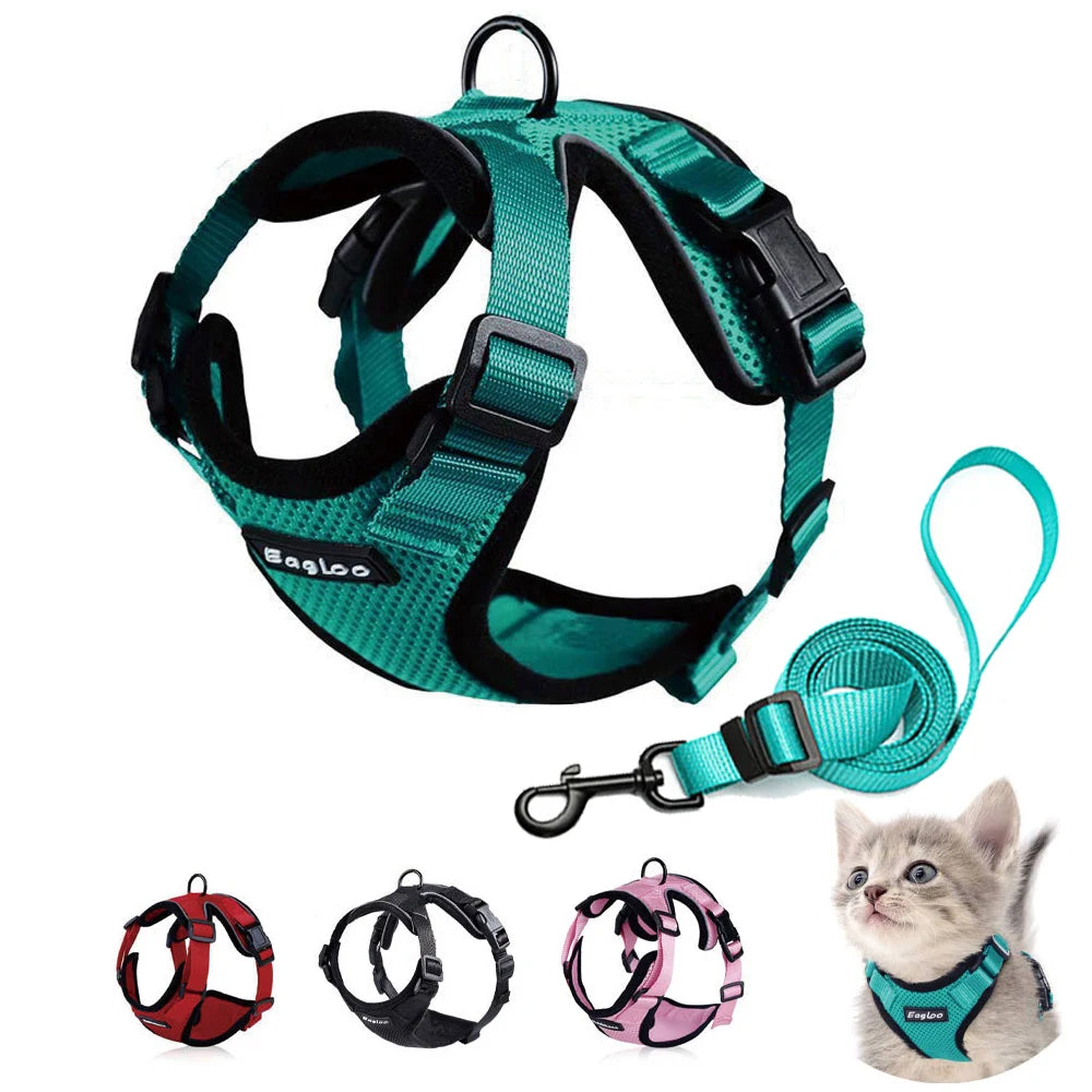 Breathable Cat Leash Set